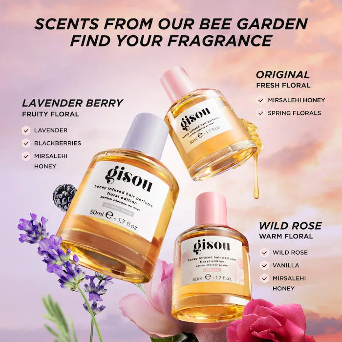 Gisou - Honey Infused Lavender Berry Hair Perfume **BAJO-PEDIDO**