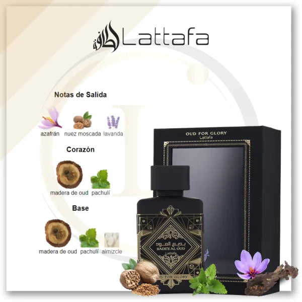 Lattafa - Bade’e Al Oud Oud for Glory for MEN EPD