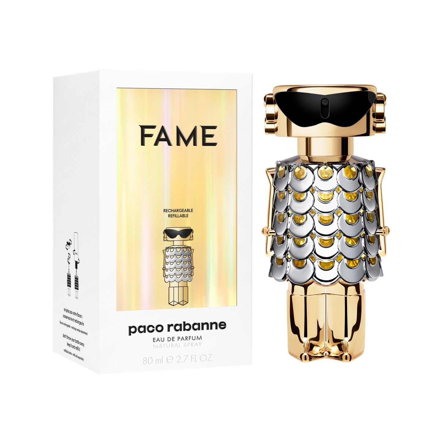 Paco Rabanne - Fame Eau de Parfum para Mujer RECARGABLE