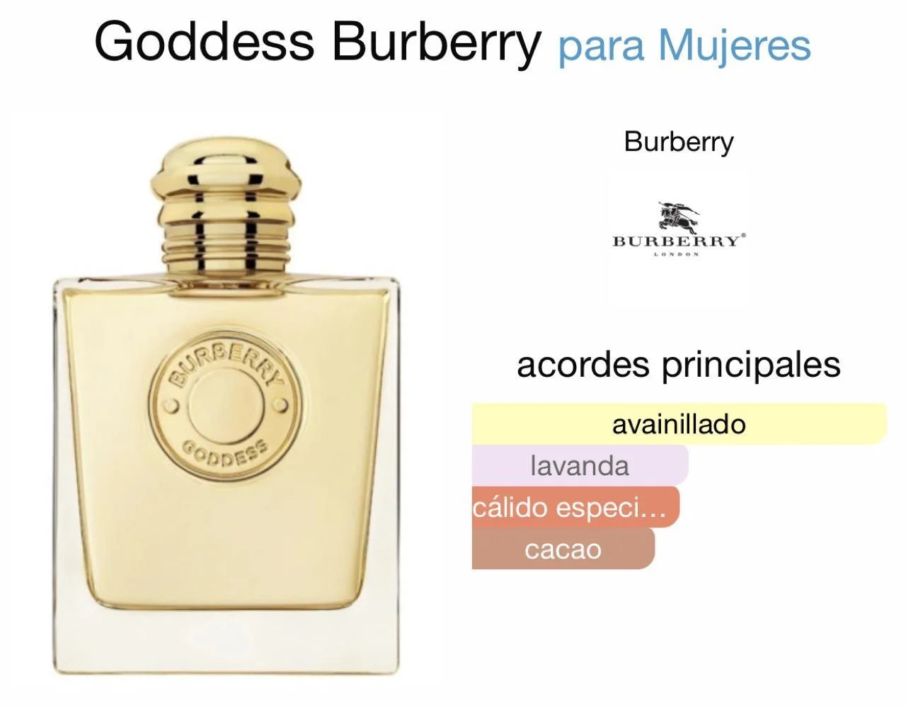 Burberry Goddess EAU DE PARFUM Women